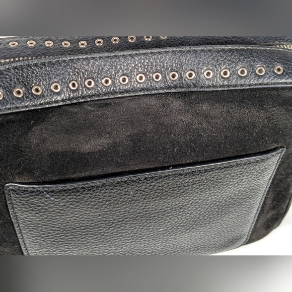 Michael Kors Brooklyn Camera Bag Suede Leather, Tassel & Rings Crossbody - Picture 8 of 15